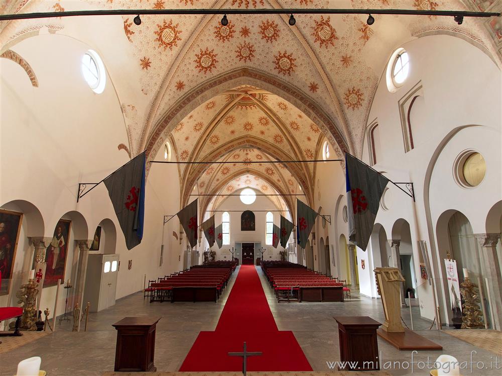 Milan (Italy) - Nave of the Church of Santa Maria della Pace